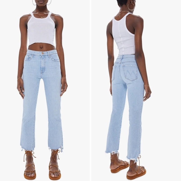 NWT Mother The Insider Crop Step Chew in Mentally Elsewhere Size 25 - Picture 1 of 9